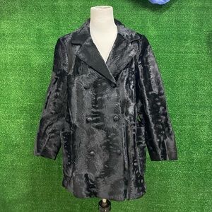 Neiman Marcus Broadtale by Lou Nierenberg fur coat fits like a medium large